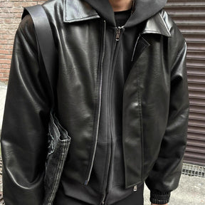 Noirée™ Men Leather Jacket